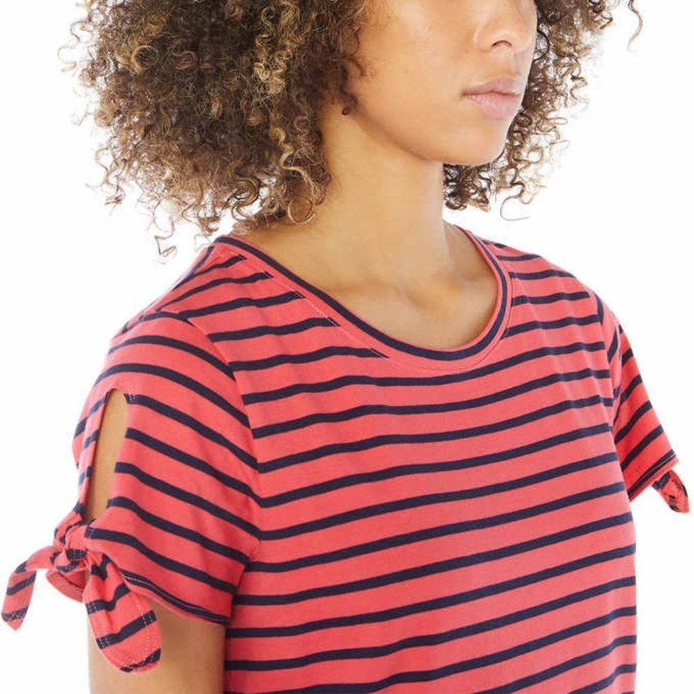 Nautica Ladies Tie Sleeve Top - Picture 4 of 5